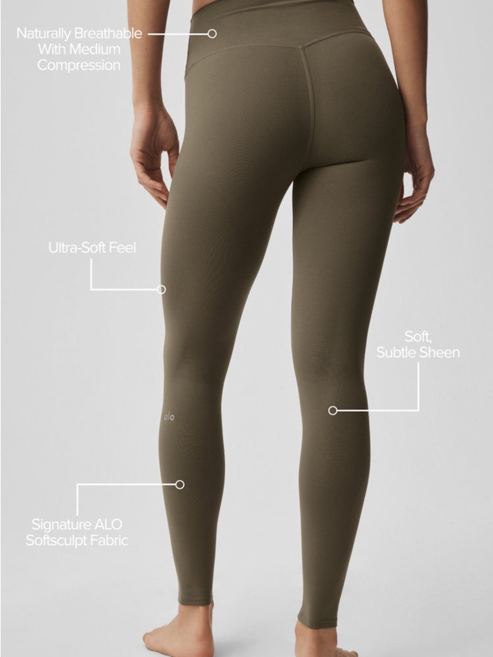 ALO airlift High-Waist Legging - Picture 2 of 4